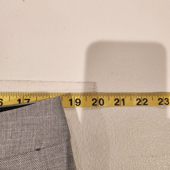 Talbots Womens Gray Tailored Sharkskin Blazer Bootcut Pants Suit Size 12/14 - Picture 12 of 16